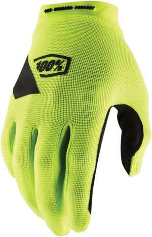 100% Ridecamp Gloves - Fluo Yellow - 2XL 10011-00014