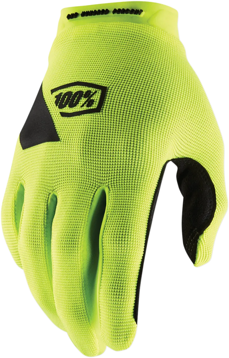 100% Ridecamp Gloves - Fluo Yellow - 2XL 10011-00014
