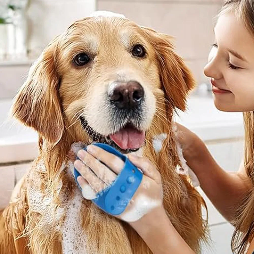 6Pcs Set Pet Grooming Supplies Pet Bathing Gloves Brush Tools