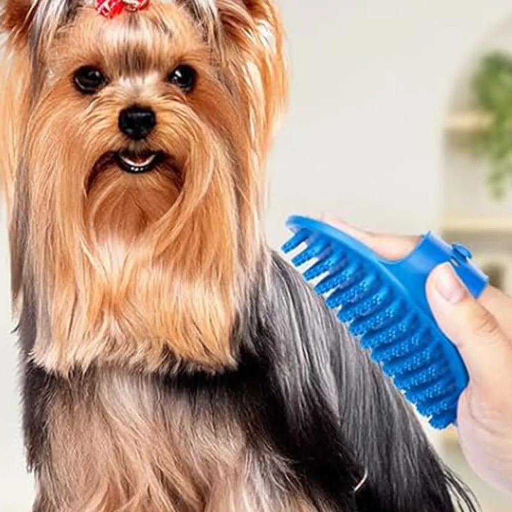 6Pcs Set Pet Grooming Supplies Pet Bathing Gloves Brush Tools