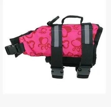 Adjustable Dog Life Jacket with Rescue Handle Sport Safety Rescue Vest Dog Clothes  Puppy Float Swimming Suit for All Pet Dogs