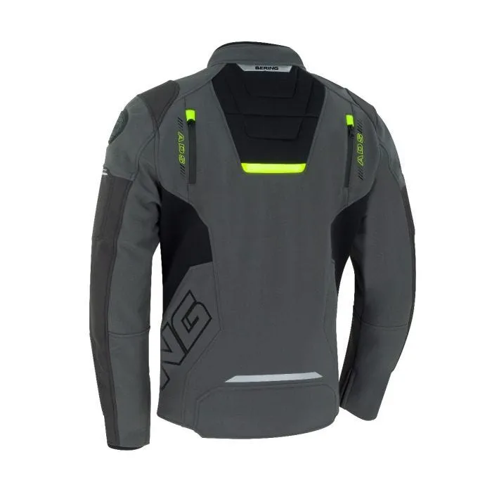 BERING 🇫🇷 DISKOR MOTORCYCLE JACKET GREY/FLURO