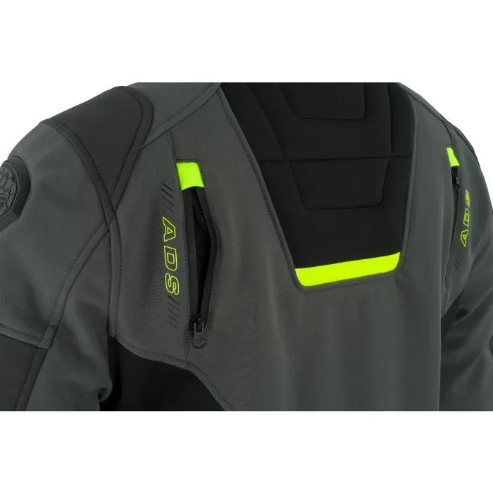 BERING 🇫🇷 DISKOR MOTORCYCLE JACKET GREY/FLURO