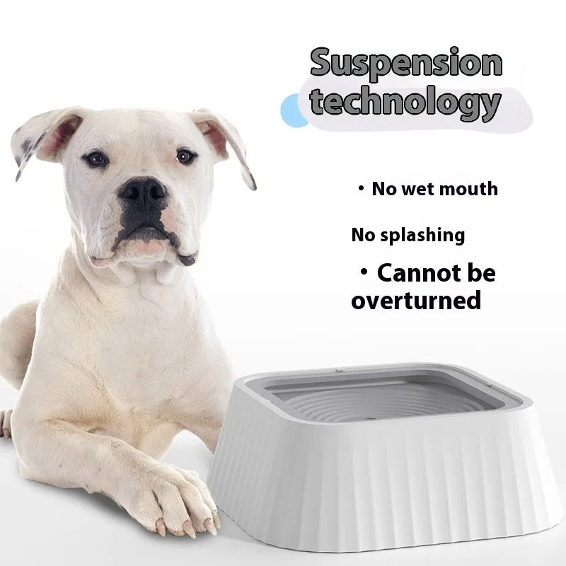 Dog Drinking Bowl Water Bowl Mouth Wet-proof Anti-tumble Floating Water Bowl