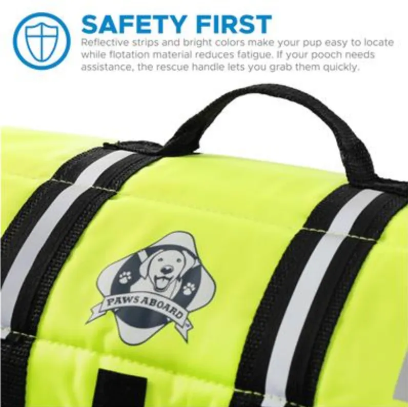 Dog Life Jacket ~ (6 Sizes) ~ Yellow