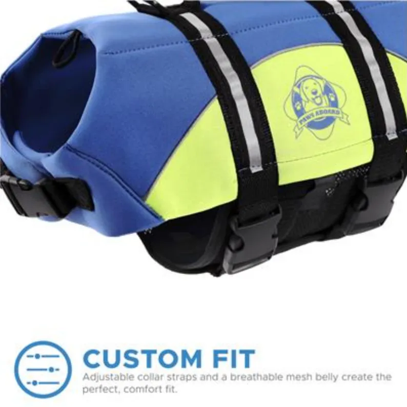 Dog Life Jacket ~ Blue/Yellow