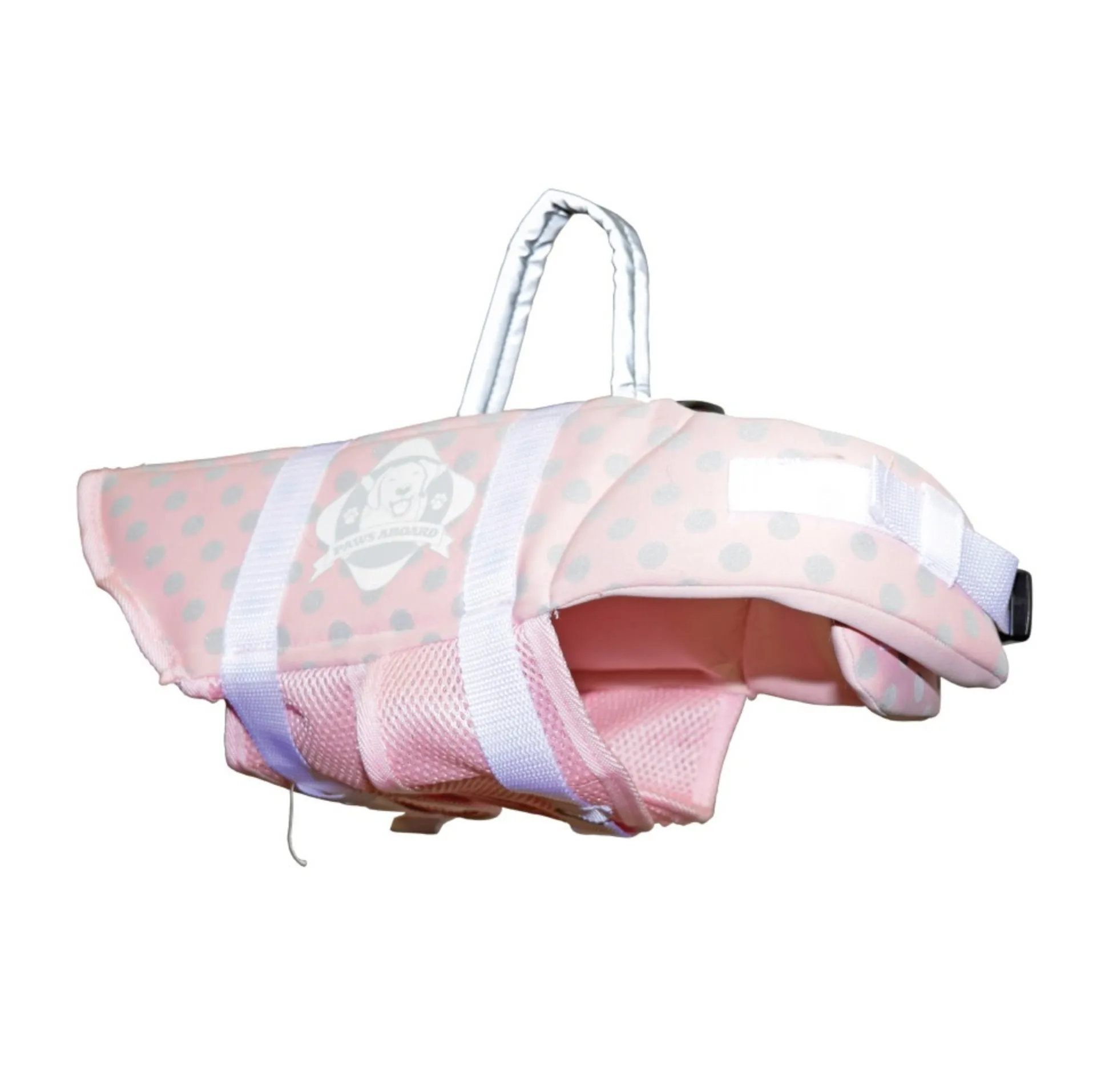 Dog Life Jacket ~ Grey Polka Dot