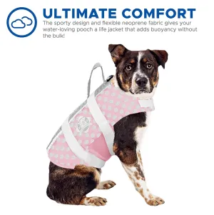 Dog Life Jacket ~ Grey Polka Dot