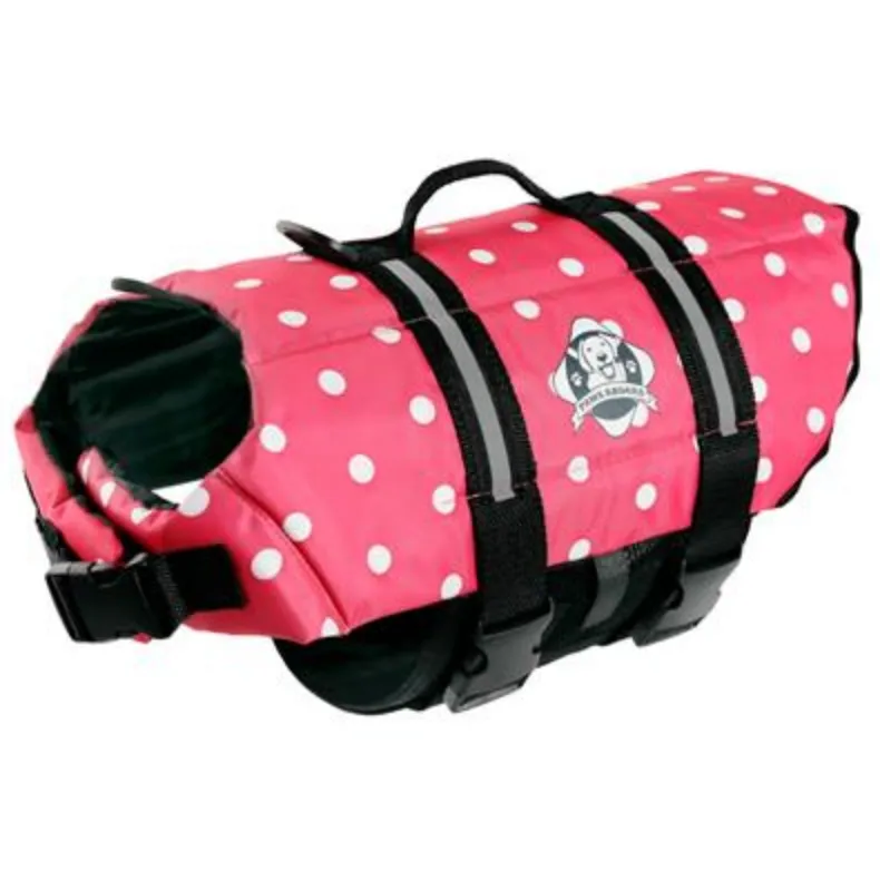 Dog Life Jacket ~ Pink Polka Dot