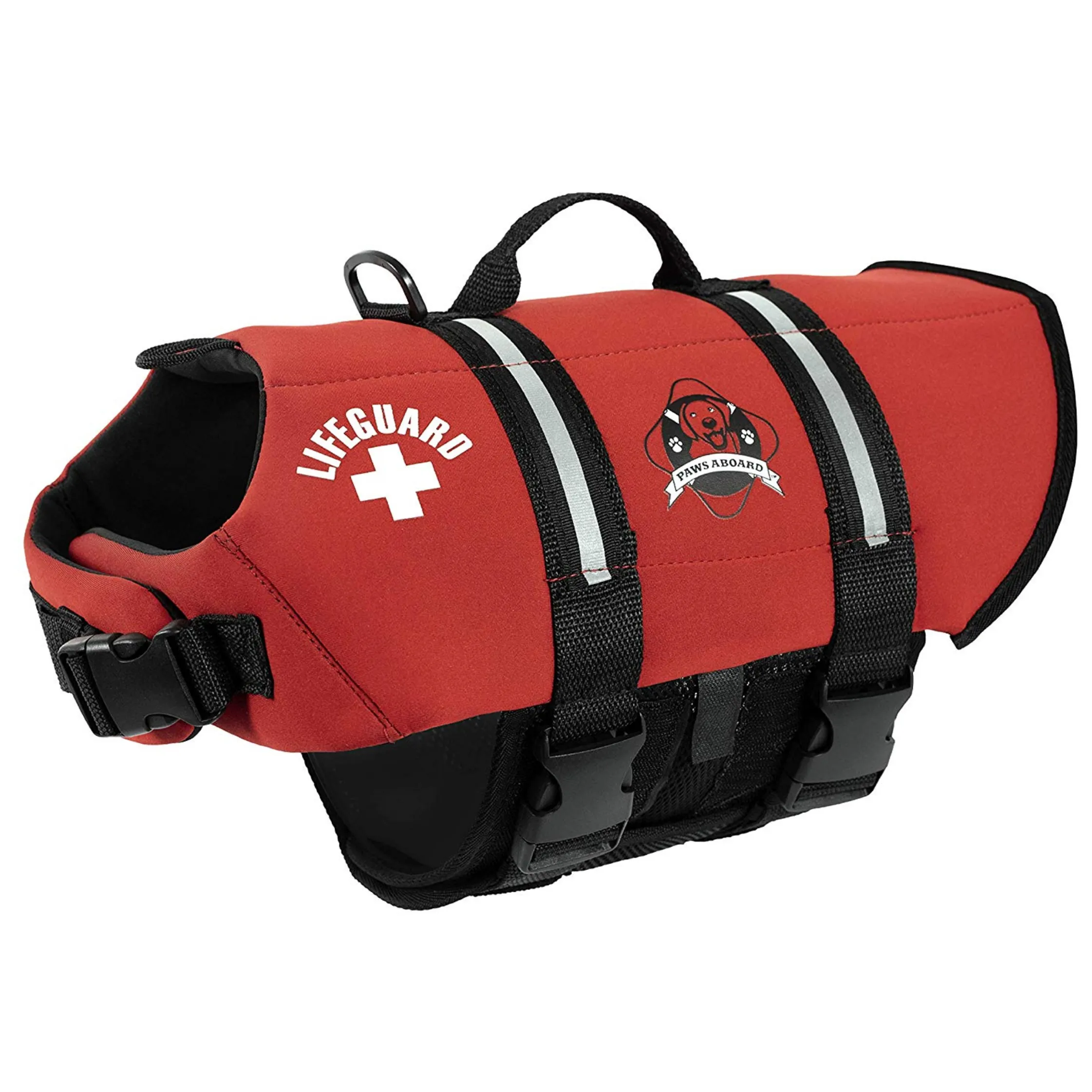 Dog Life Jacket ~ Red Neoprene
