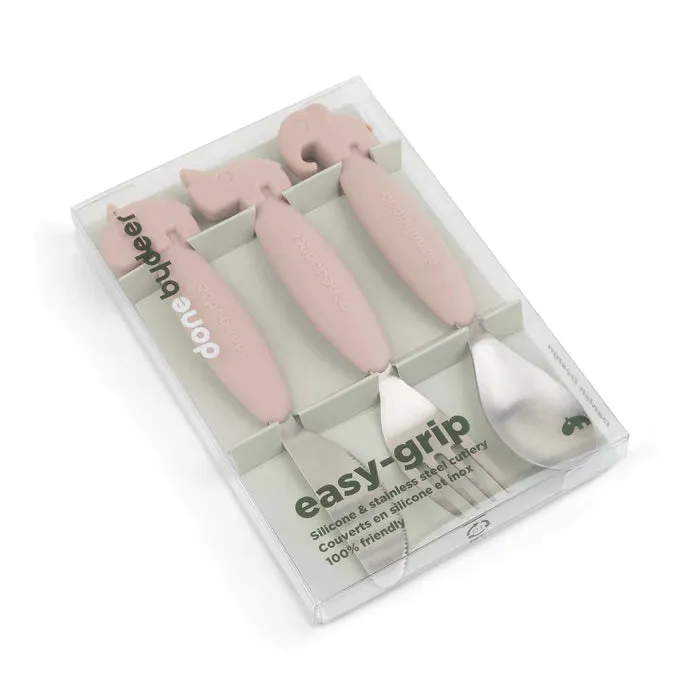 EASY GRIP CUTLERY SET DEER FRIENDS POWDER