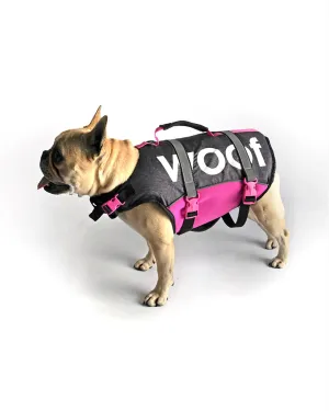 Follow Pet Vest BLK/PNK