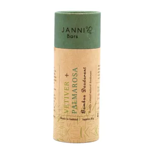 Janni Vetiver   Palmarosa Bamboo Deodorant