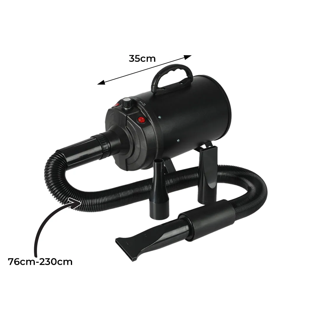 Pet Hair Dryer Dog Cat Grooming Blower Heater Blaster - 2800W