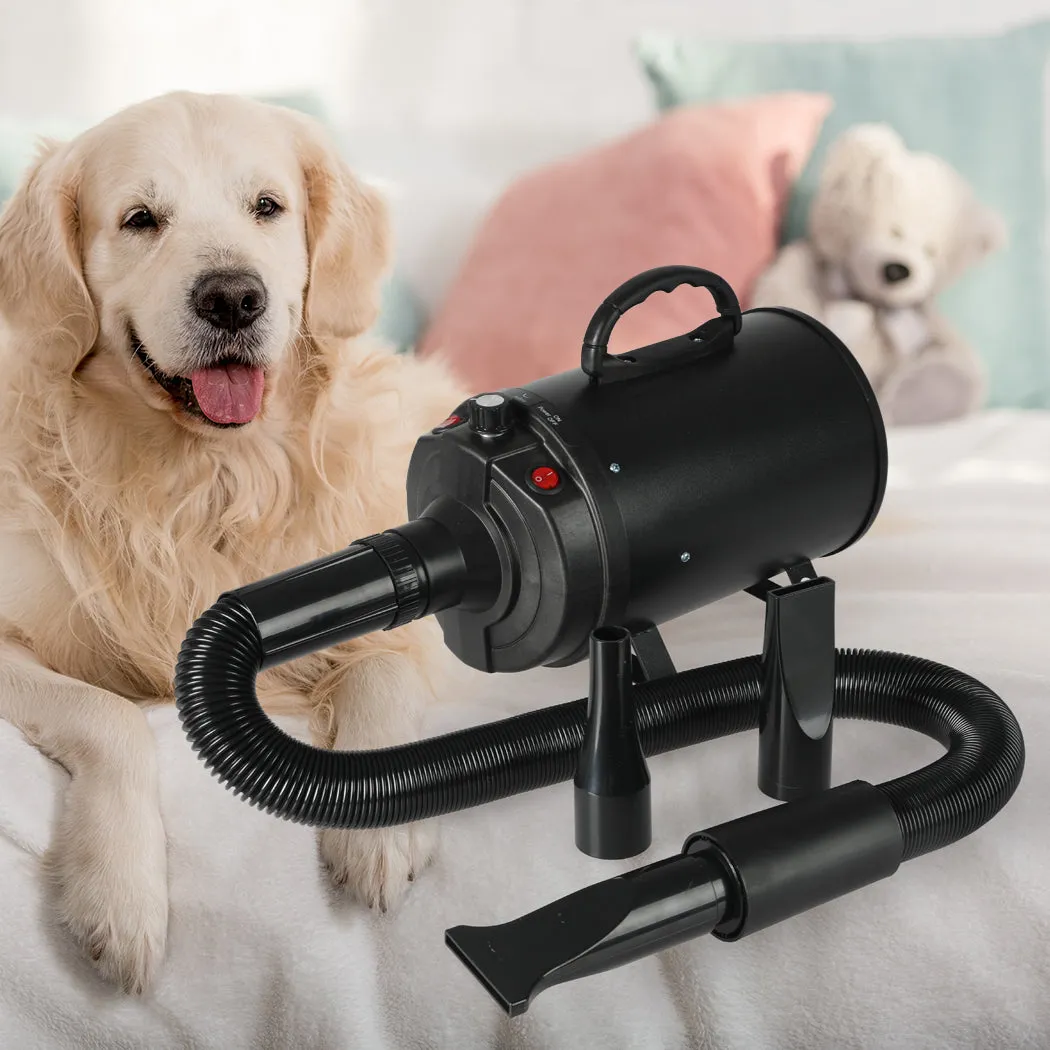 Pet Hair Dryer Dog Cat Grooming Blower Heater Blaster - 2800W