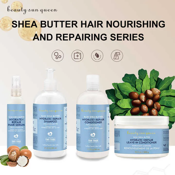 Private Label Hair and Scalp African Curly-شامبو وبلسم لتنعيم