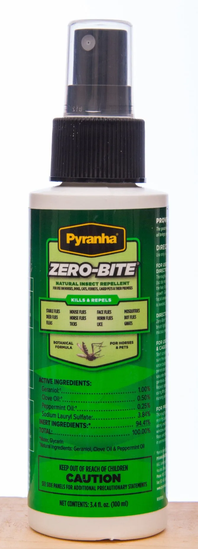Pyranha Zero-Bite Natural Fly Spray