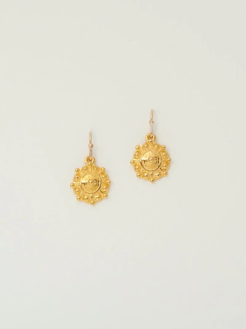 Ra Earrings | Gold