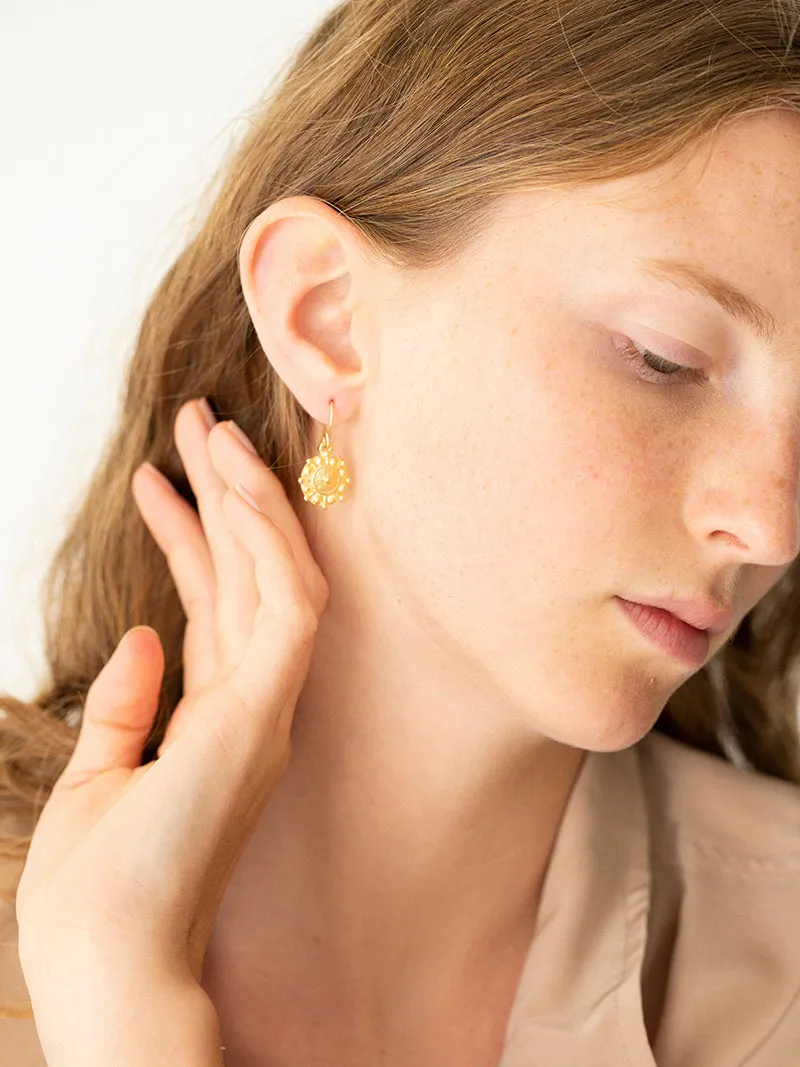 Ra Earrings | Gold