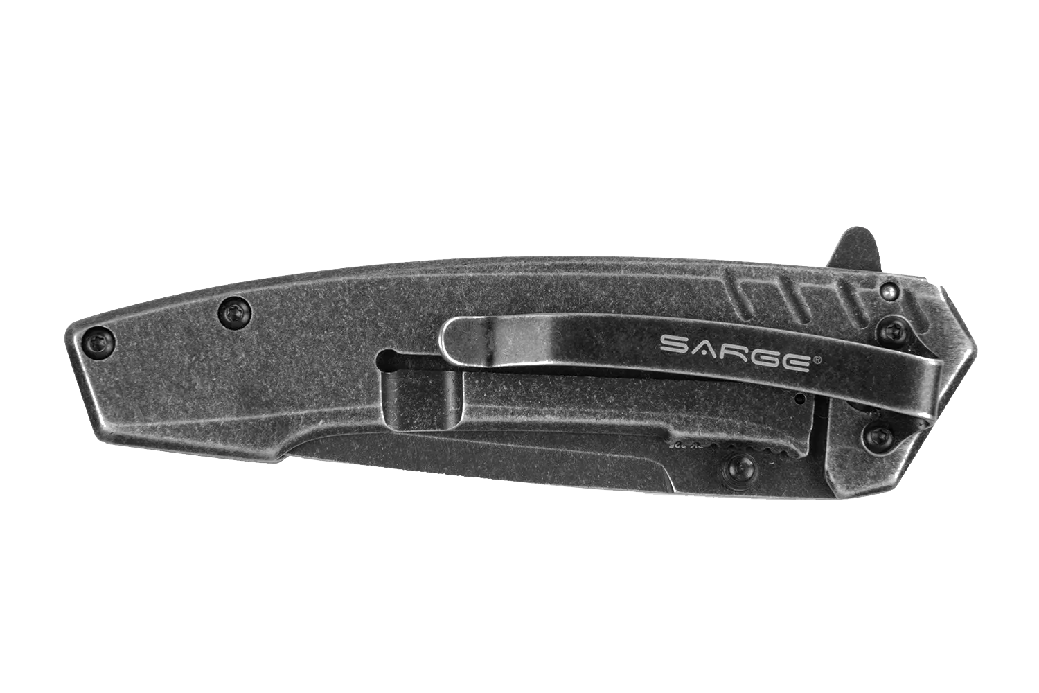 Stone - Stonewash Frame Lock Folder Knife