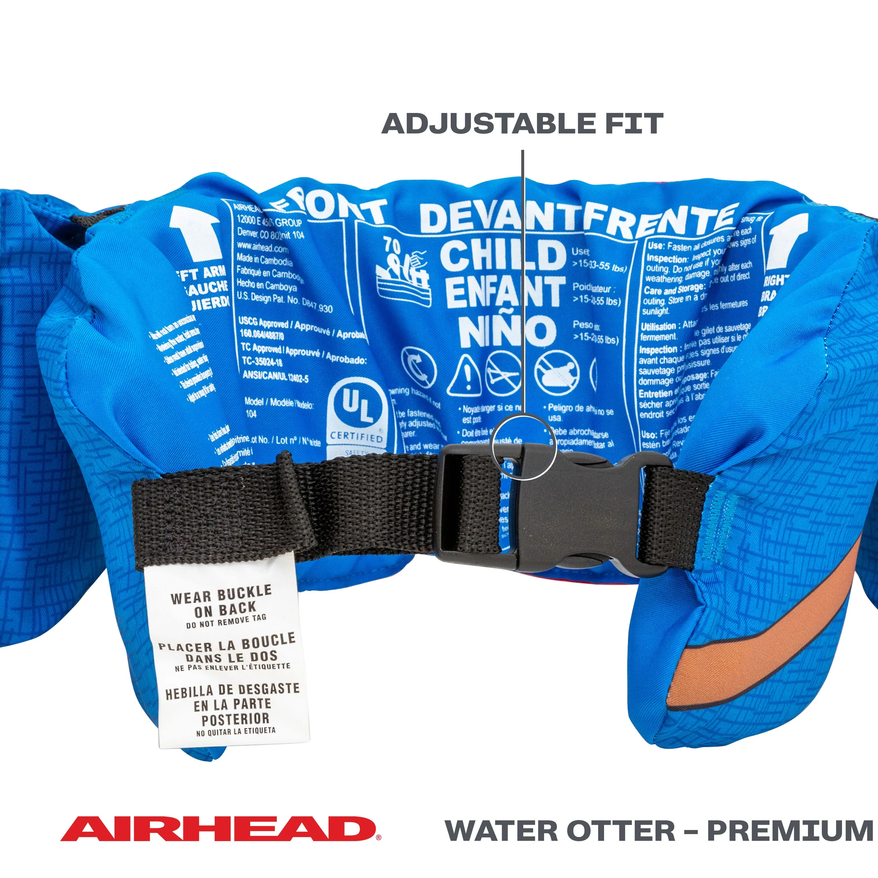 Water Otter Premium Life Jacket Vest | Child